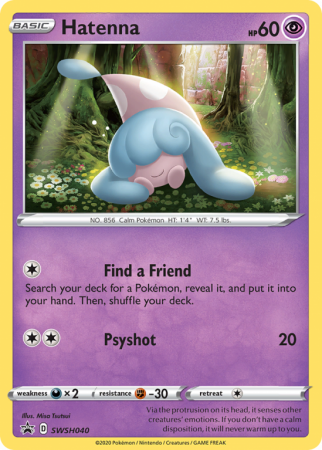 Hatenna SWSH040/103 Sword & Shield SWSH Black Star Promos