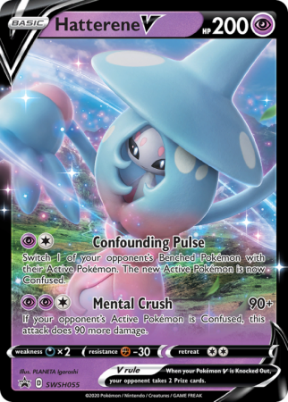 Hatterene V SWSH055/103 Sword & Shield SWSH Black Star Promos
