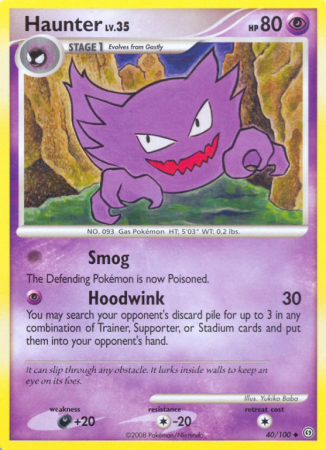 Haunter 40/100 Diamond & Pearl Stormfront