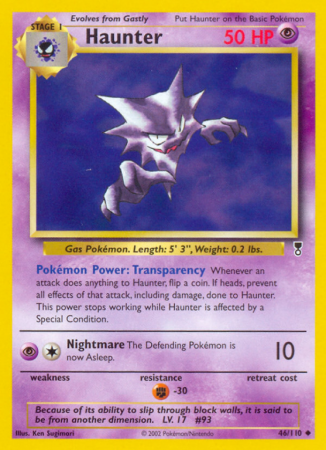 Haunter 46/110 Other Legendary Collection