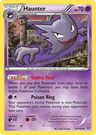 Haunter 59/162 XY BREAKthrough