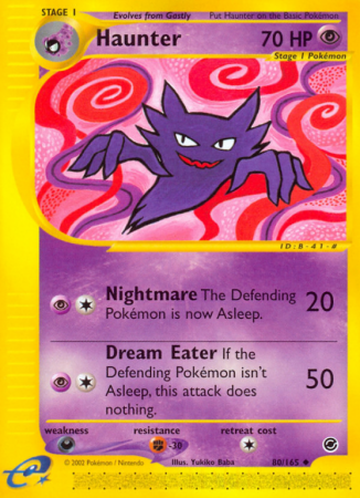 Haunter 80/165 E-Card Expedition Base Set
