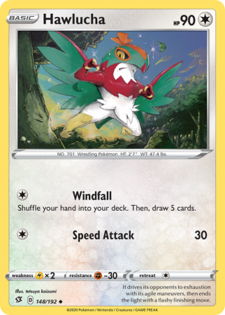 Hawlucha 148/192 Sword & Shield Rebel Clash