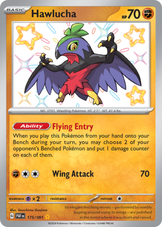 Hawlucha 175/91 Scarlet & Violet Paldean Fates