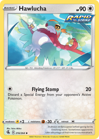 Hawlucha 216/264 Sword & Shield Fusion Strike