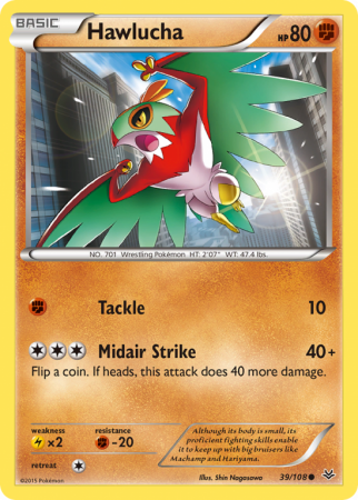 Hawlucha 39/108 XY Roaring Skies