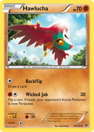 Hawlucha 48/124 XY Fates Collide