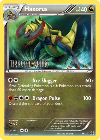 Haxorus 16/20 Black & White Dragon Vault