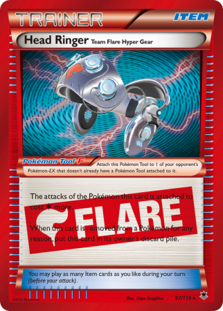 Head Ringer Team Flare Hyper Gear 97/119 XY Phantom Forces