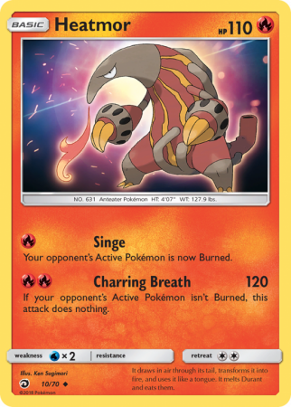 Heatmor 10/70 Sun & Moon Dragon Majesty
