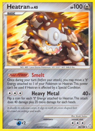 Heatran 30/146 Diamond & Pearl Legends Awakened