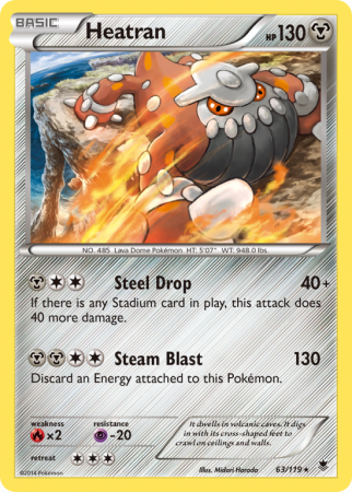 Heatran 63/119 XY Phantom Forces