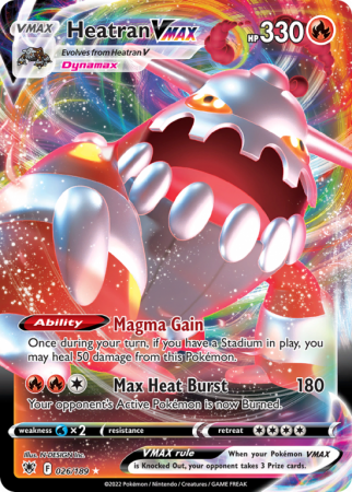 Heatran VMAX 26/189 Sword & Shield Astral Radiance