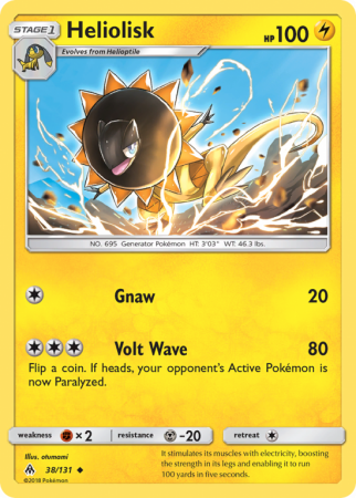 Heliolisk 38/131 Sun & Moon Forbidden Light