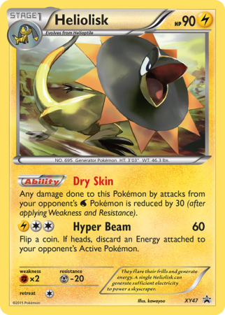 Heliolisk XY47/183 XY XY Black Star Promos