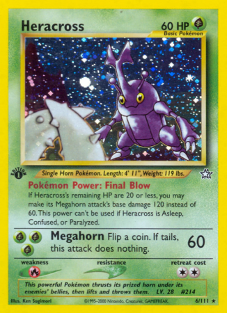 Heracross 6/111 Neo Neo Genesis