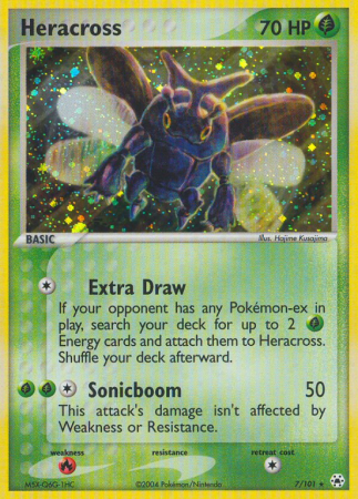 Heracross 7/101 EX Hidden Legends