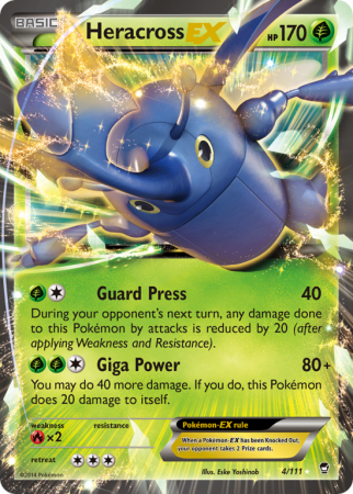 Heracross-EX 4/111 XY Furious Fists