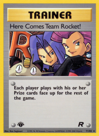 Here Comes Team Rocket! 71/83 Base Team Rocket