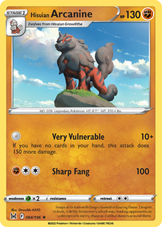Hisuian Arcanine 84/196