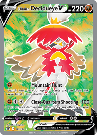 Hisuian Decidueye V 173/189