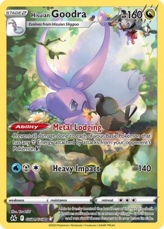 Hisuian Goodra GG21/70 Sword & Shield Crown Zenith Galarian Gallery