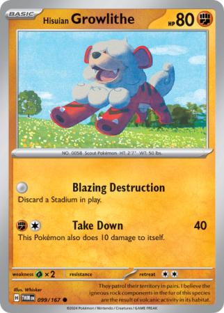 Hisuian Growlithe 99/167