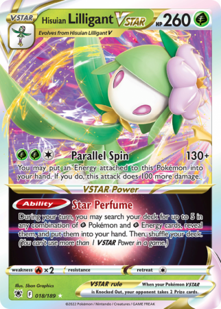Hisuian Lilligant VSTAR 18/189 Sword & Shield Astral Radiance