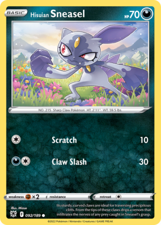 Hisuian Sneasel 92/189