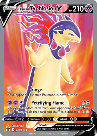 Hisuian Typhlosion V 169/189