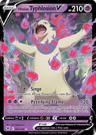 Hisuian Typhlosion V 53/189
