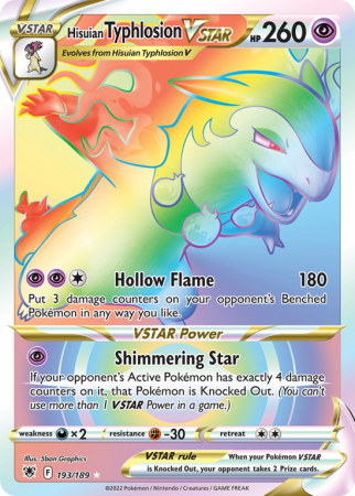 Hisuian Typhlosion VSTAR 193/189
