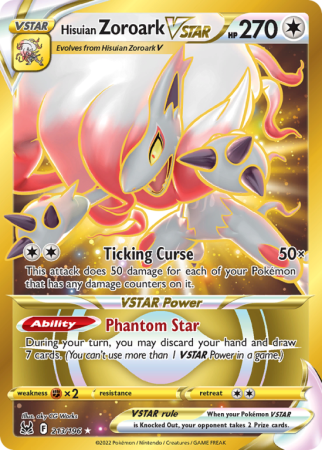 Hisuian Zoroark VSTAR 213/196