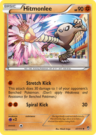 Hitmonlee 47/111 XY Furious Fists