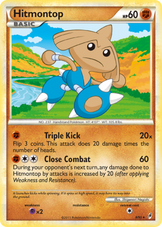 Hitmontop 8/106 HeartGold & SoulSilver Call of Legends