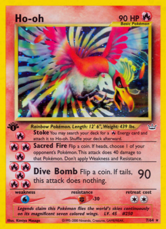 Ho-oh 7/66 Neo Neo Revelation