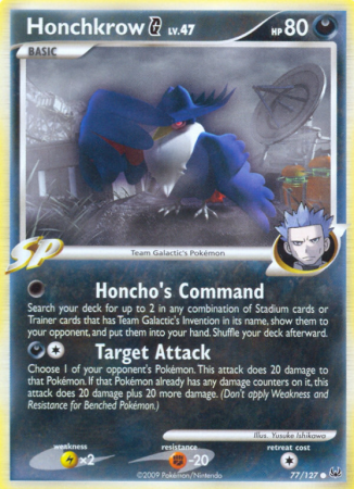 Honchkrow G 77/127 Platinum Platinum