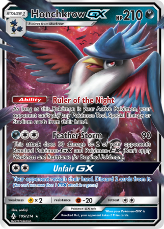 Honchkrow-GX 109/214