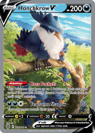 Honchkrow V 162/172 Sword & Shield Brilliant Stars