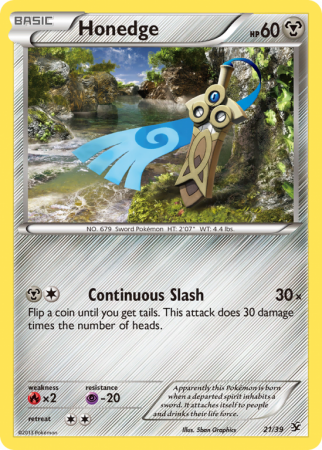 Honedge 21/39 XY Kalos Starter Set