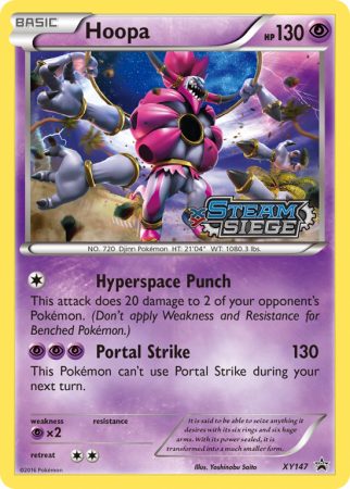 Hoopa XY147/183 XY XY Black Star Promos