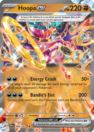 Hoopa ex 98/182 Scarlet & Violet Paradox Rift