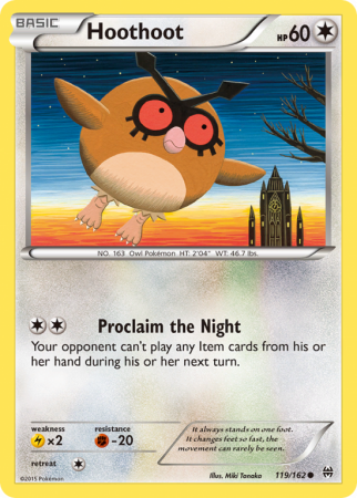 Hoothoot 119/162