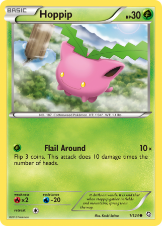 Hoppip 1/124 Black & White Dragons Exalted