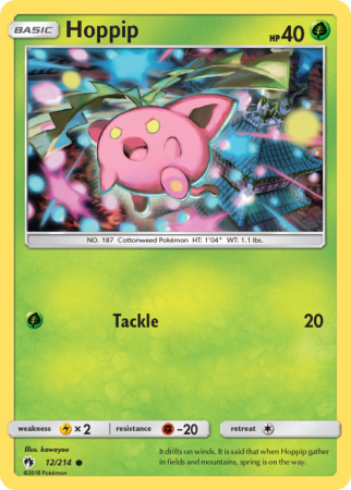 Hoppip 12/214 Sun & Moon Lost Thunder