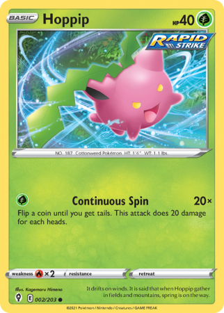 Hoppip 2/203 Sword & Shield Evolving Skies