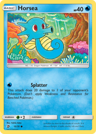 Horsea 15/70 Sun & Moon Dragon Majesty