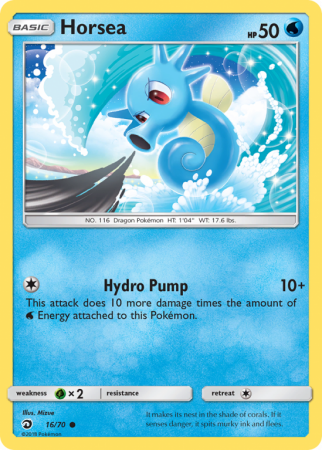 Horsea 16/70 Sun & Moon Dragon Majesty