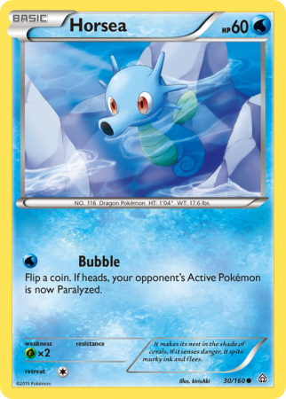 Horsea 30/160 XY Primal Clash