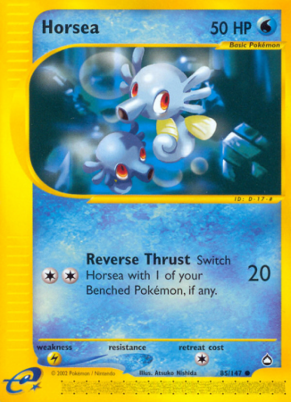 Horsea 85/186 E-Card Aquapolis